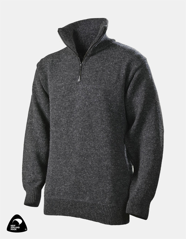 Wildridge Nine Mile Woollen Jersey Charcoal